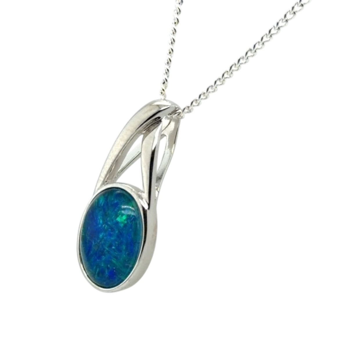 Sterling Silver Triplet Opal Pendant (sstp661) Sterling Silver Triplet Opal Pendant (sstp661)