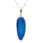 Sterling Silver Doublet Opal Pendant (ssdp527)