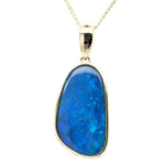 Sterling Silver Doublet Opal Pendant (ssdp526)