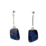 Sterling Silver Boulder Opal Earrings (ssbouear73)