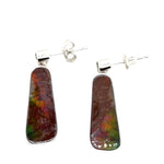 Sterling silver Boulder Opal earrings (ssbouear71)
