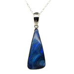 Sterling Silver Boulder Opal Pendant (ssbp161)