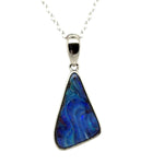 Sterling Silver Boulder Opal Pendant (ssbp162)