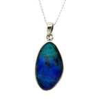 Sterling Silver Boulder Opal Pendant (ssbp166)