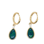 9ct Gold Triplet Opal Earrings (trear92)