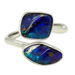Sterling Silver Boulder Opal Ring (ssbour336)