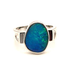 Sterling Silver Doublet Opal Ring (DR300)