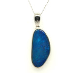 Sterling Silver Doublet Opal Pendant (ssdp536)