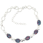 Sterling Silver Triplet Opal Bracelet (sstbra120)