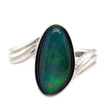 Sterling Silver Triplet Opal Ring (sstr105)