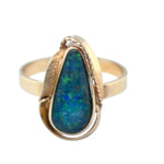 14ct Gold Triplet Opal Ring (tr71)