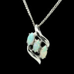 Sterling Silver Solid Opal Pendant (sssp181)