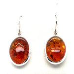 Sterling Silver Amber earrings (ame101)