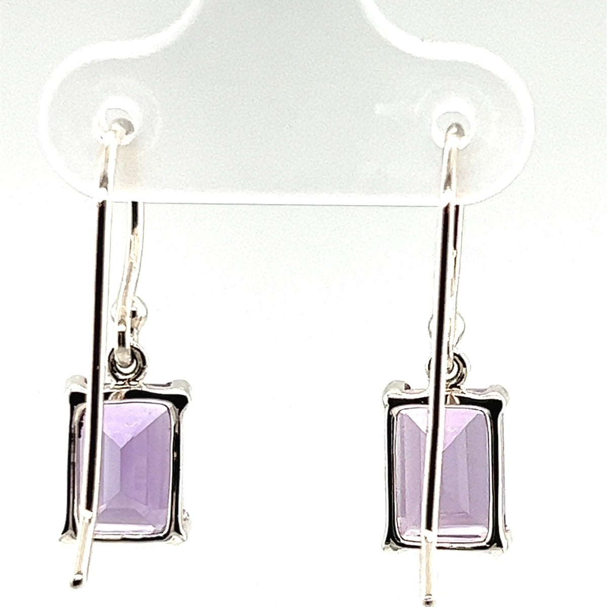 Sterling Silver Amethyst Earrings (ssamear16)