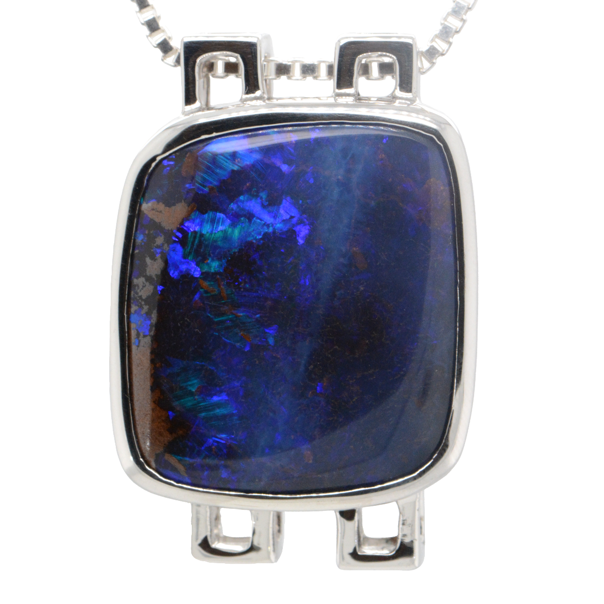 Sterling Silver Boulder Pendant (boup331) Sterling Silver Boulder Pendant (boup331)