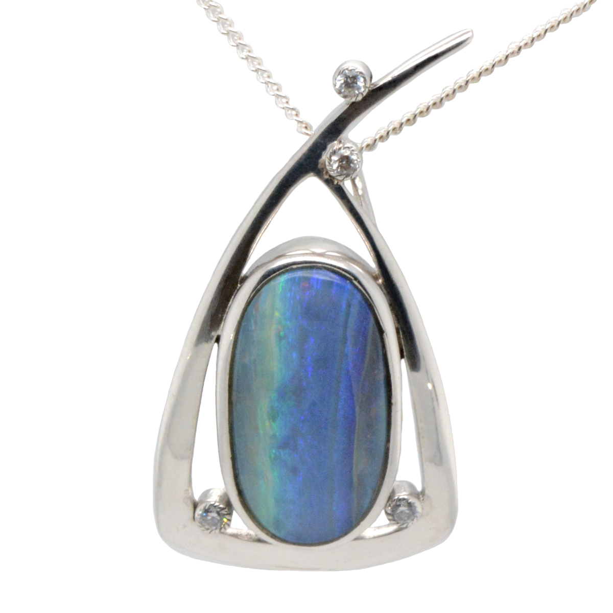 Sterling Silver Boulder Pendant (boup333) Sterling Silver Boulder Pendant (boup333)