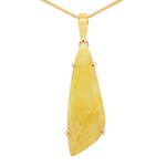 9ct Gold Amber Pendant (GAP8257)