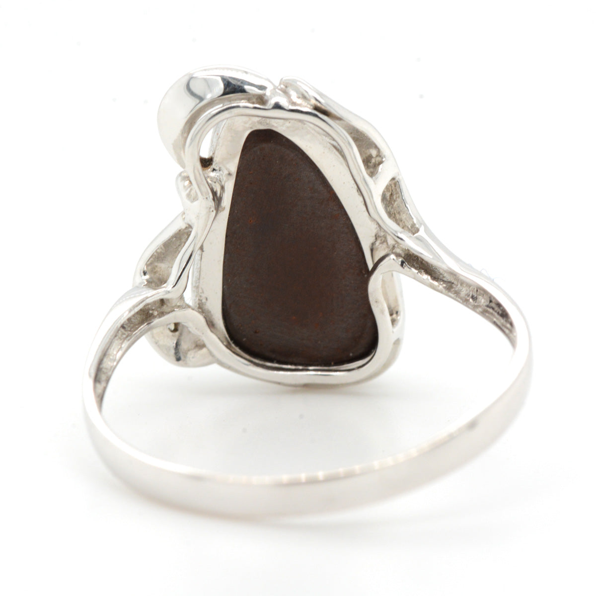 14ct White Gold Doublet Ring (GDR0596) 14ct White Gold Doublet Ring (GDR0596)