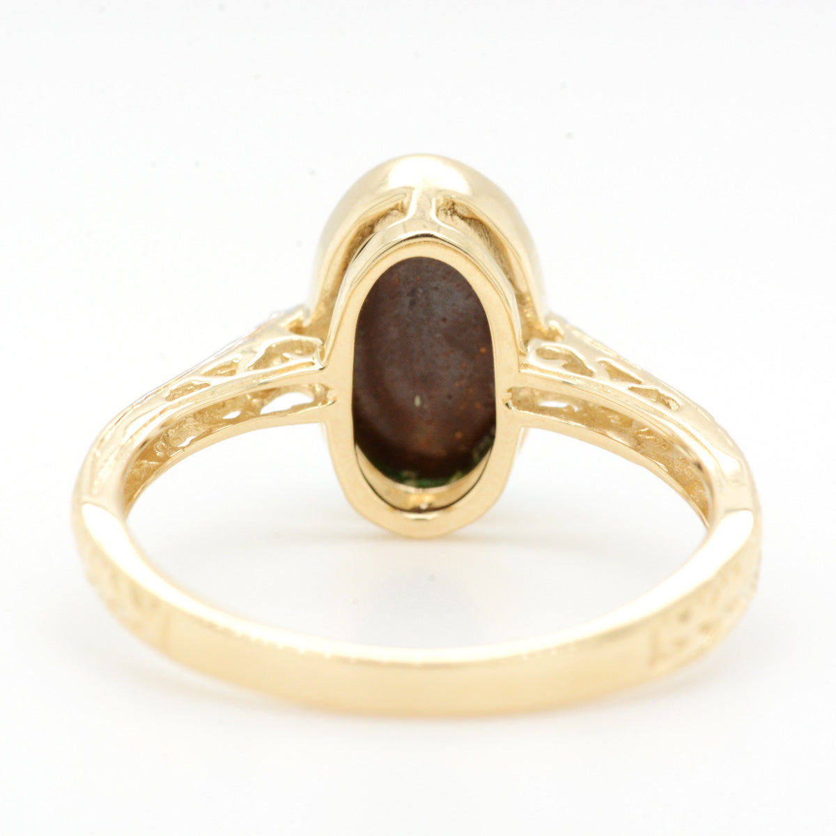 14ct Yellow Gold Doublet Ring (GDR0679) 14ct Yellow Gold Doublet Ring (GDR0679)