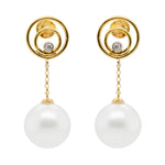 18ct Yellow Gold South Sea Pearl Earrings