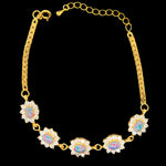 Gold Plated Triplet Opal Bracelet (gptbra115)