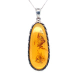 Sterling Silver Amber Pendant (SAP2030)