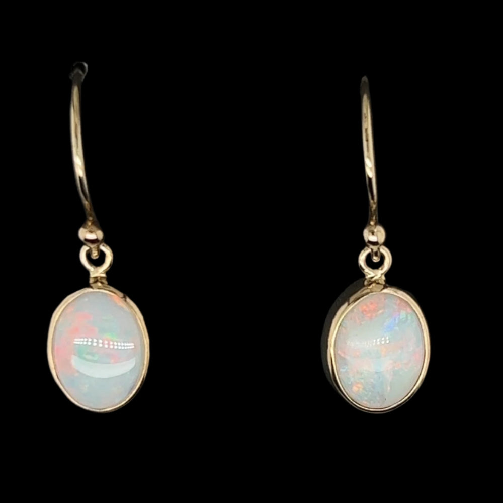9ct Solid Opal Earrings (se5107) 9ct Solid Opal Earrings (se5107)