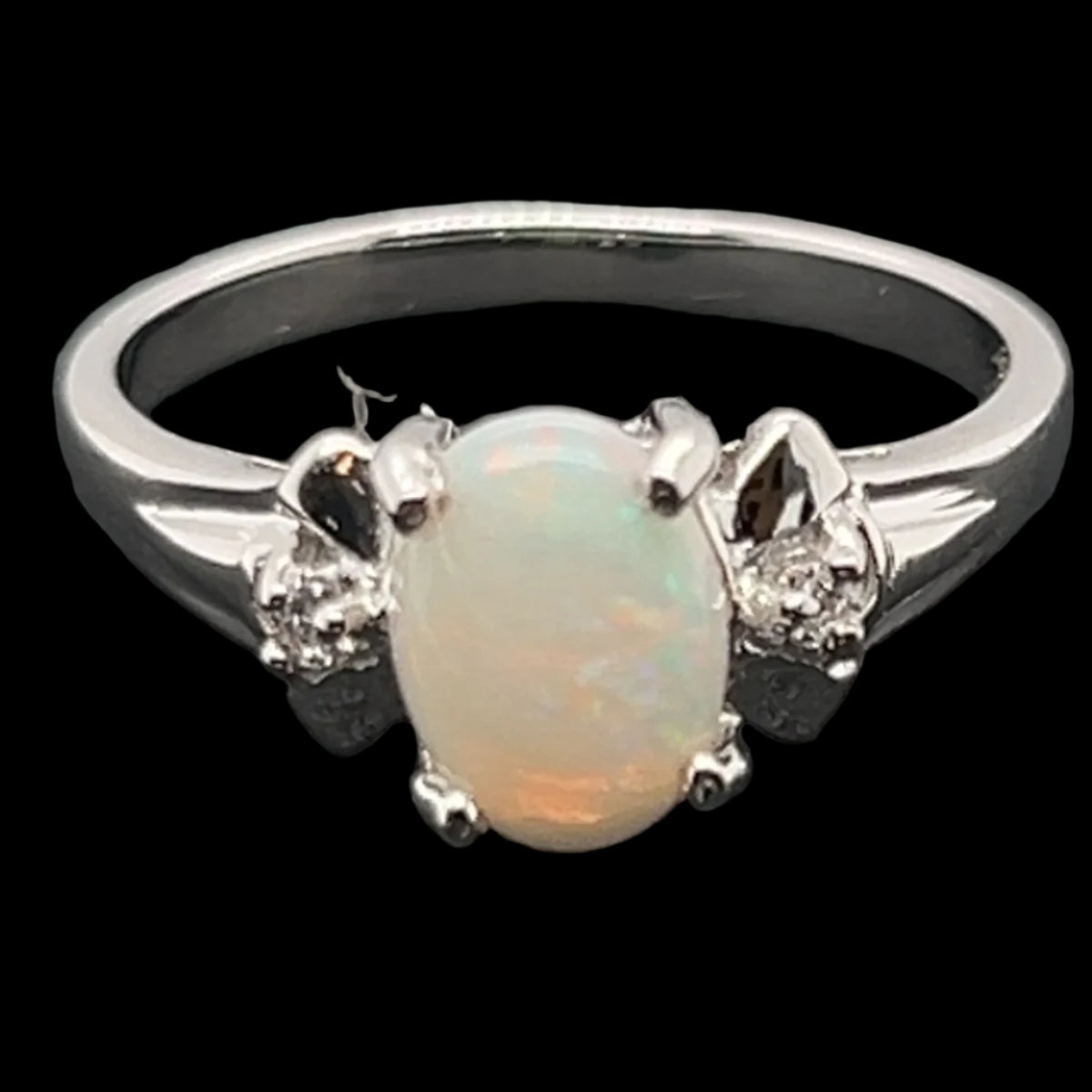 Sterling silver Solid Opal Ring (sssr400) Sterling silver Solid Opal Ring (sssr400)
