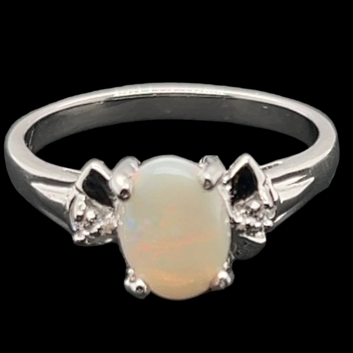 Sterling silver Solid Opal Ring (sssr400) Sterling silver Solid Opal Ring (sssr400)