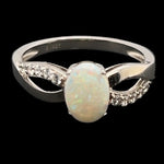 Sterling Silver Solid Opal Ring (SSSR6364)