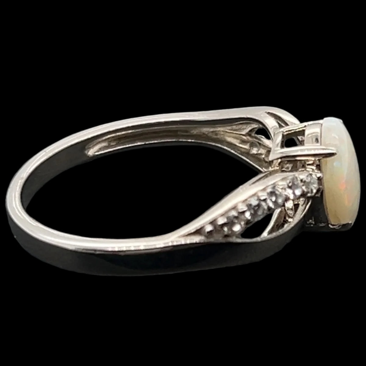Sterling Silver Solid Opal Ring (SSSR6364)
