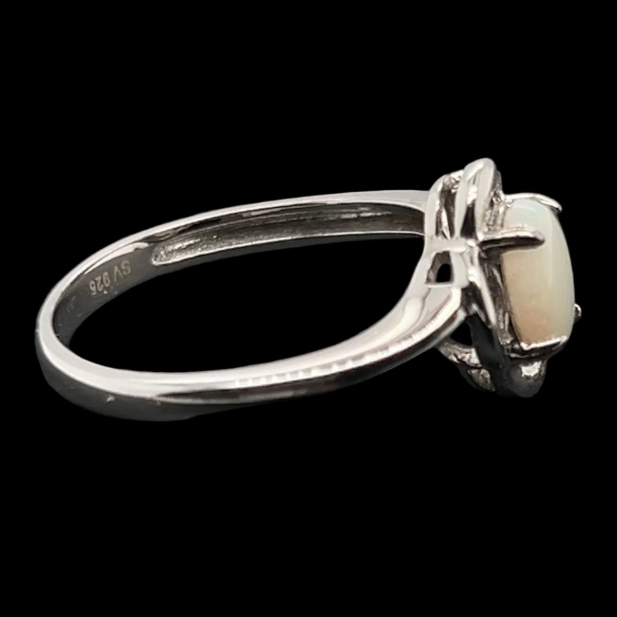 Sterling Silver Solid Opal Ring (SSSR6363)