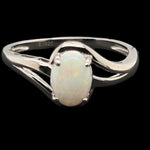 Sterling Silver Solid Opal Ring (SSSR6359)