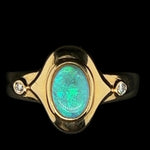 18ct Solid Opal Ring (sr7040)