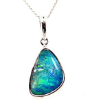 Sterling Silver Boulder Opal Pendant (ssbop401)