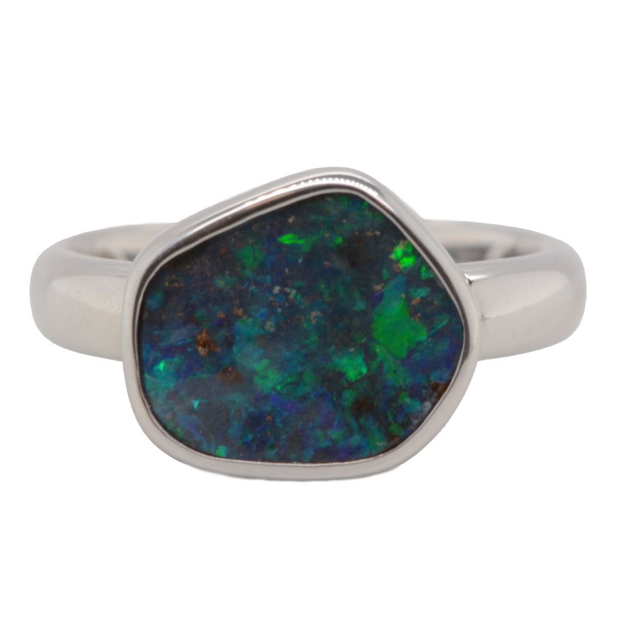Sterling Silver Boulder Ring (ssbou521) Sterling Silver Boulder Ring (ssbou521)