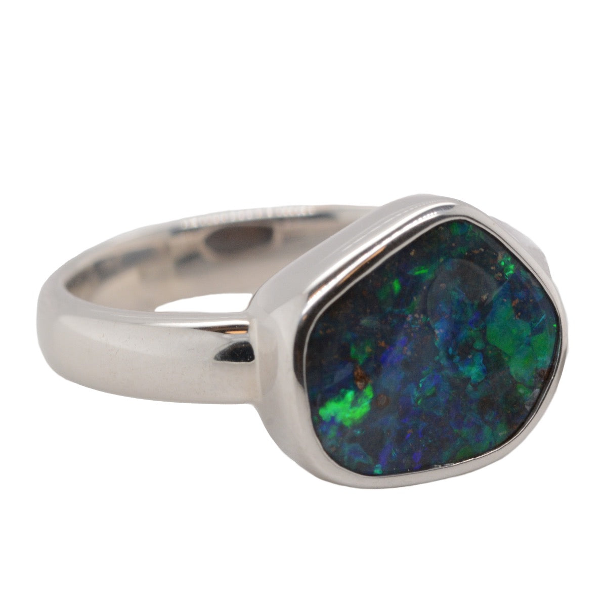 Sterling Silver Boulder Ring (ssbou521) Sterling Silver Boulder Ring (ssbou521)