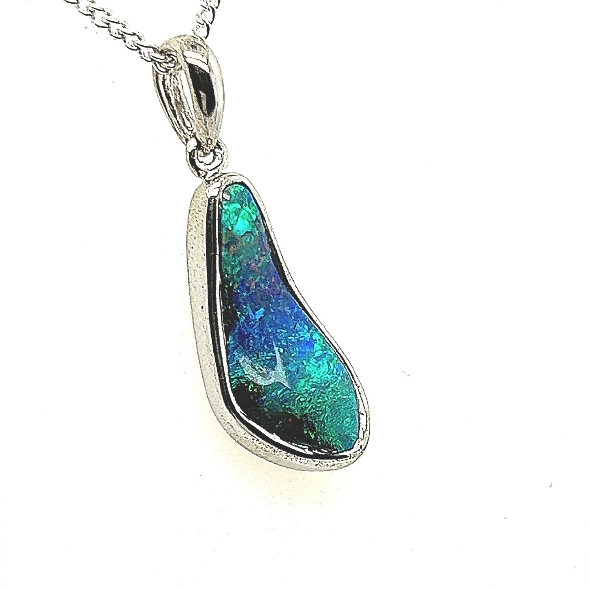 Sterling Silver Boulder Opal Pendant (ssbp1005) Sterling Silver Boulder Opal Pendant (ssbp1005)