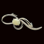 Sterling silver Solid Opal Brooch sssbro1009