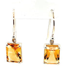 Sterling Silver Citrine earrings (citear11)