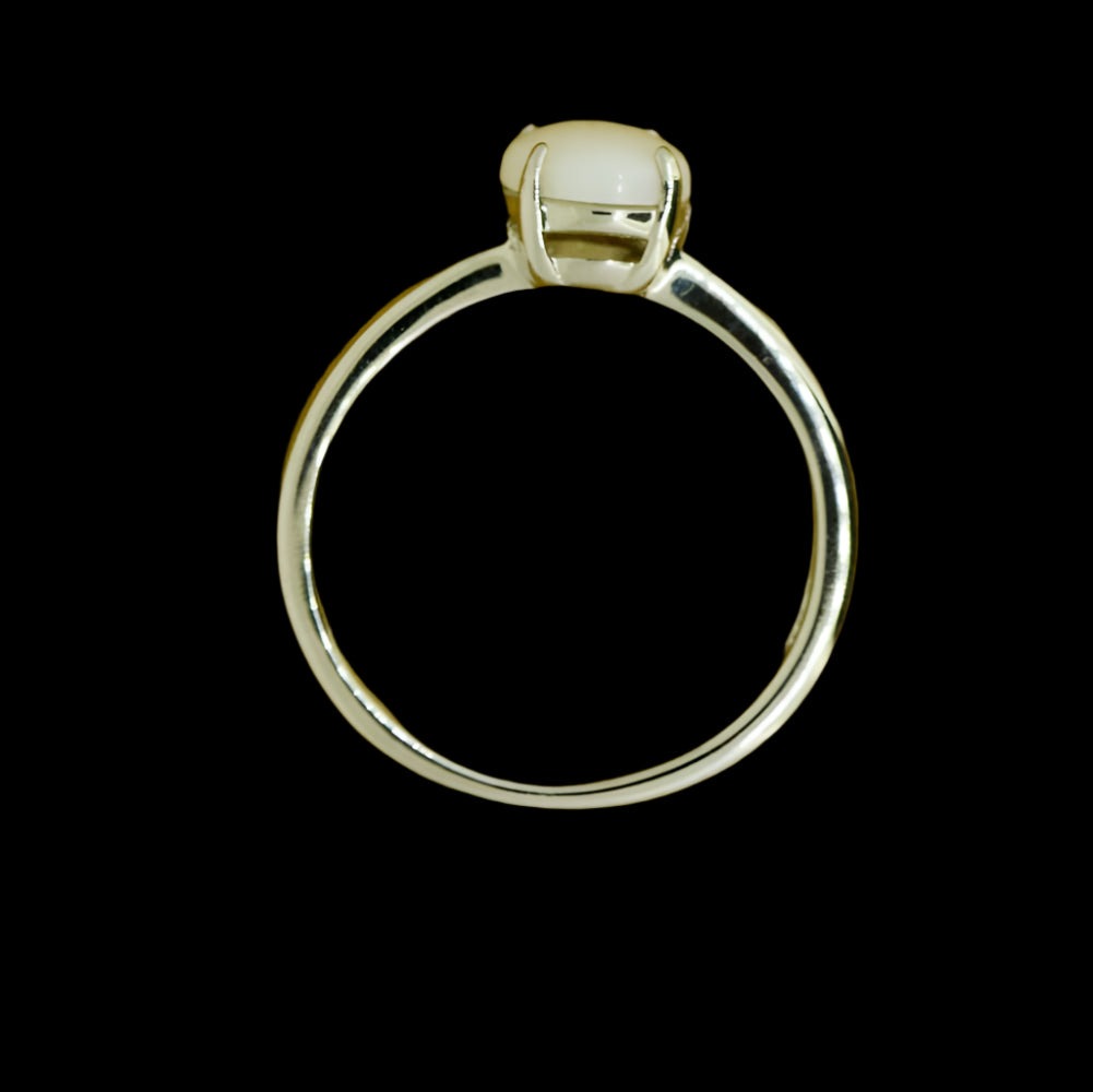 Sterling Silver Solid Opal Ring (ssr6213) Sterling Silver Solid Opal Ring (ssr6213)