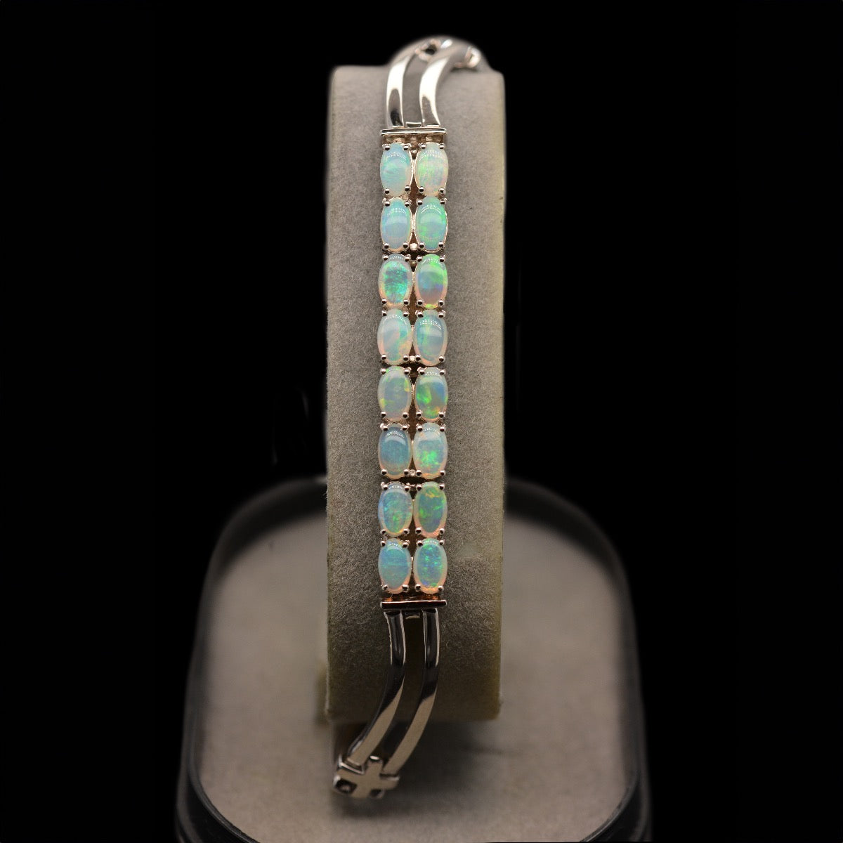 Sterling Silver Crystal Opal Bracelet (sssbra101) Sterling Silver Crystal Opal Bracelet (sssbra101)