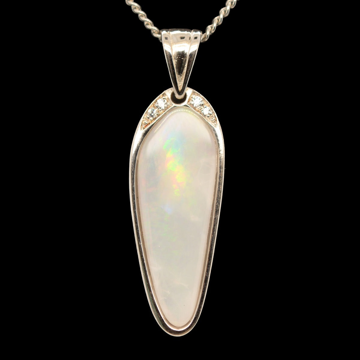 Sterling Silver Crystal Pendant (sssp6903) Sterling Silver Crystal Pendant (sssp6903)