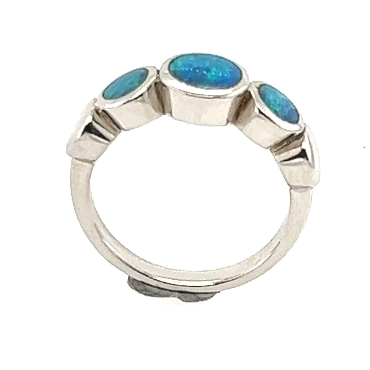 Sterling Silver Doublet Opal Ring (ssdr20) Sterling Silver Doublet Opal Ring (ssdr20)