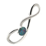 Sterling Silver Triplet Opal Brooch (sstrbro702)