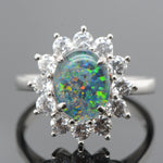 Sterling Silver Triplet Ring (10x8)