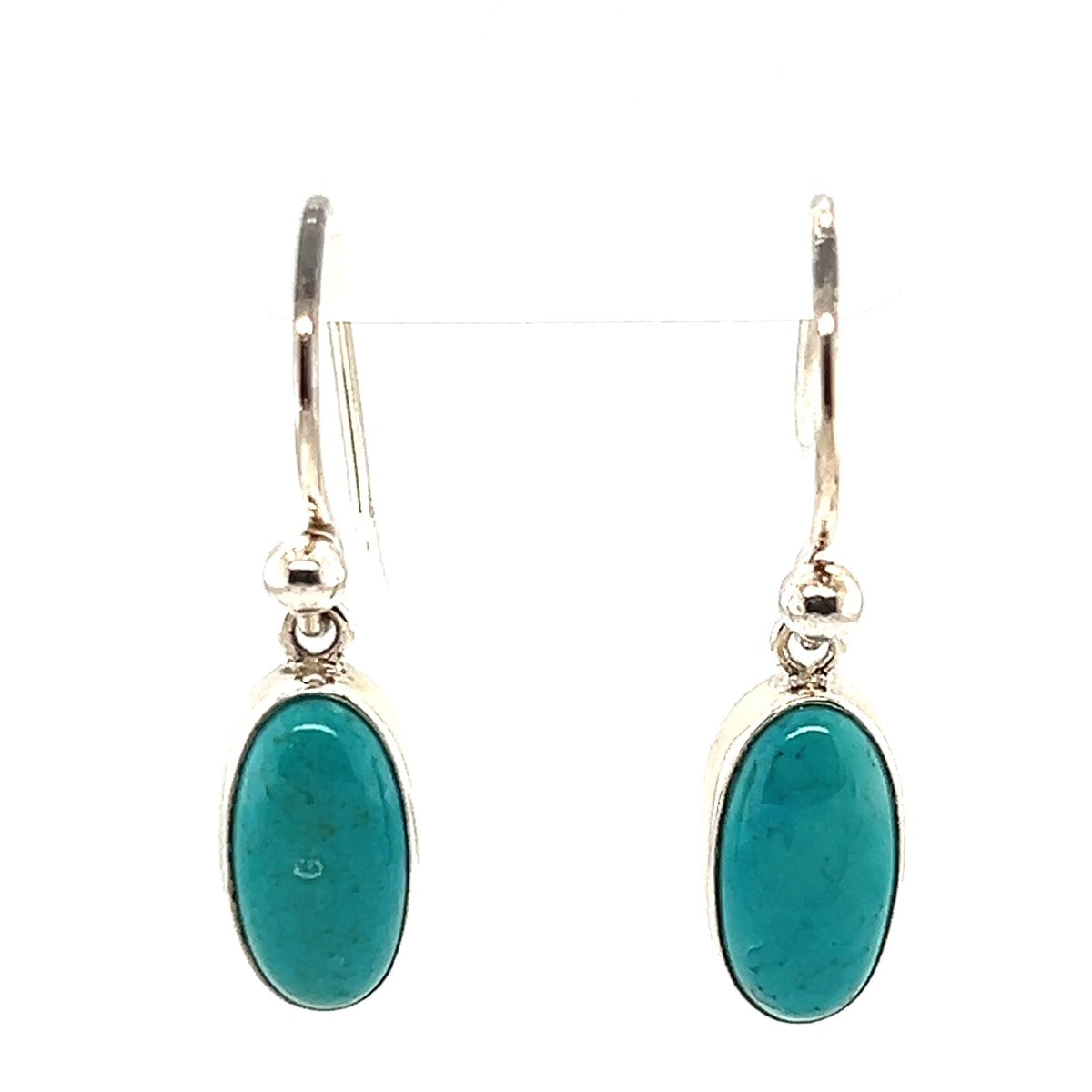 Sterling Silver Turquoise Earrings (sstuear2) Sterling Silver Turquoise Earrings (sstuear2)