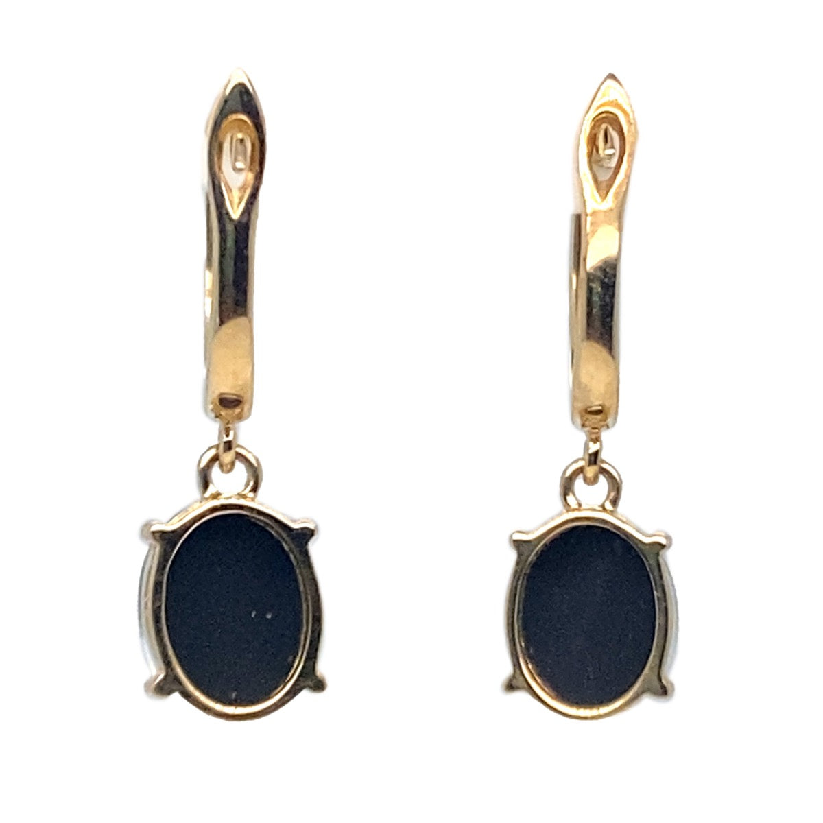 9ct Oval Triplet Earrings (te108)