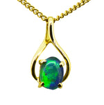 14ct Gold Triplet Opal Pendant (tp2737)