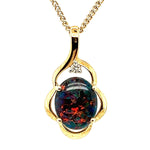 9ct gold triplet opal pendant (tp6389)